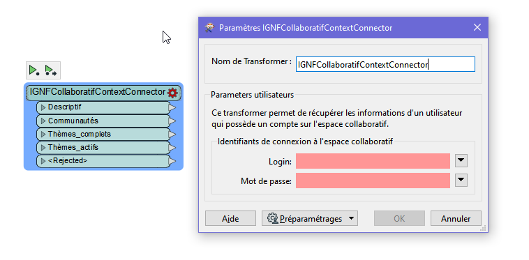 IGNFCollaboratifContextConnector configuration