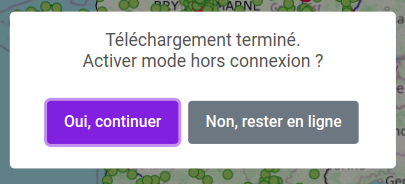 Libération d'une zone par l'administrateur