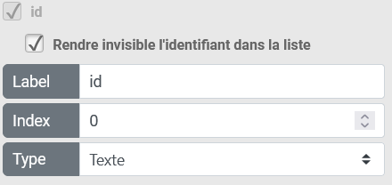 Colonne ID