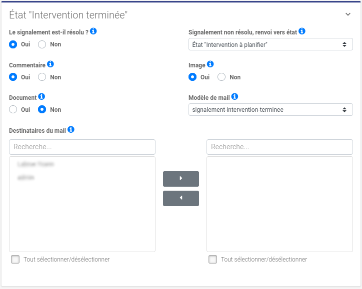 Étape vérification