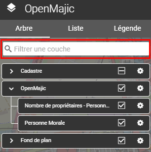 Filtre couches