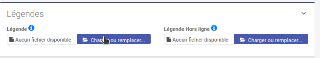 configuration de la légende d'une couche