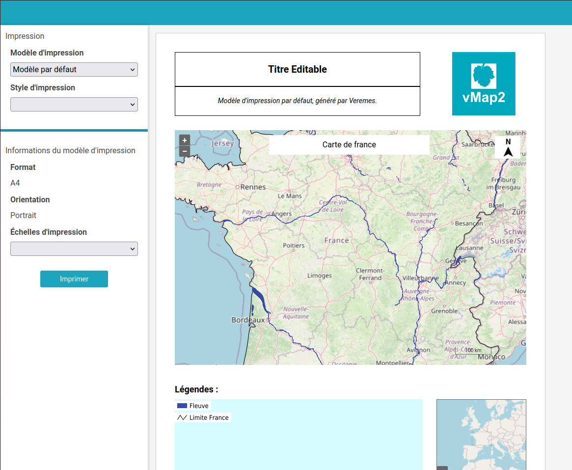Impression navigateur