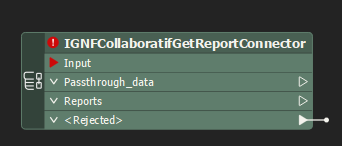 IGNFCollaboratifGetReportConnector Inputs