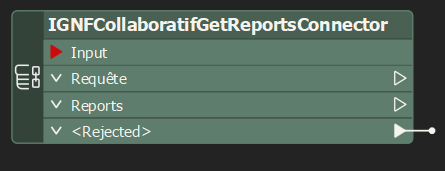 IGNFCollaboratifGetReportsConnector Inputs