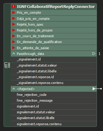 IGNFCollaboratifReportReplyConnector Output